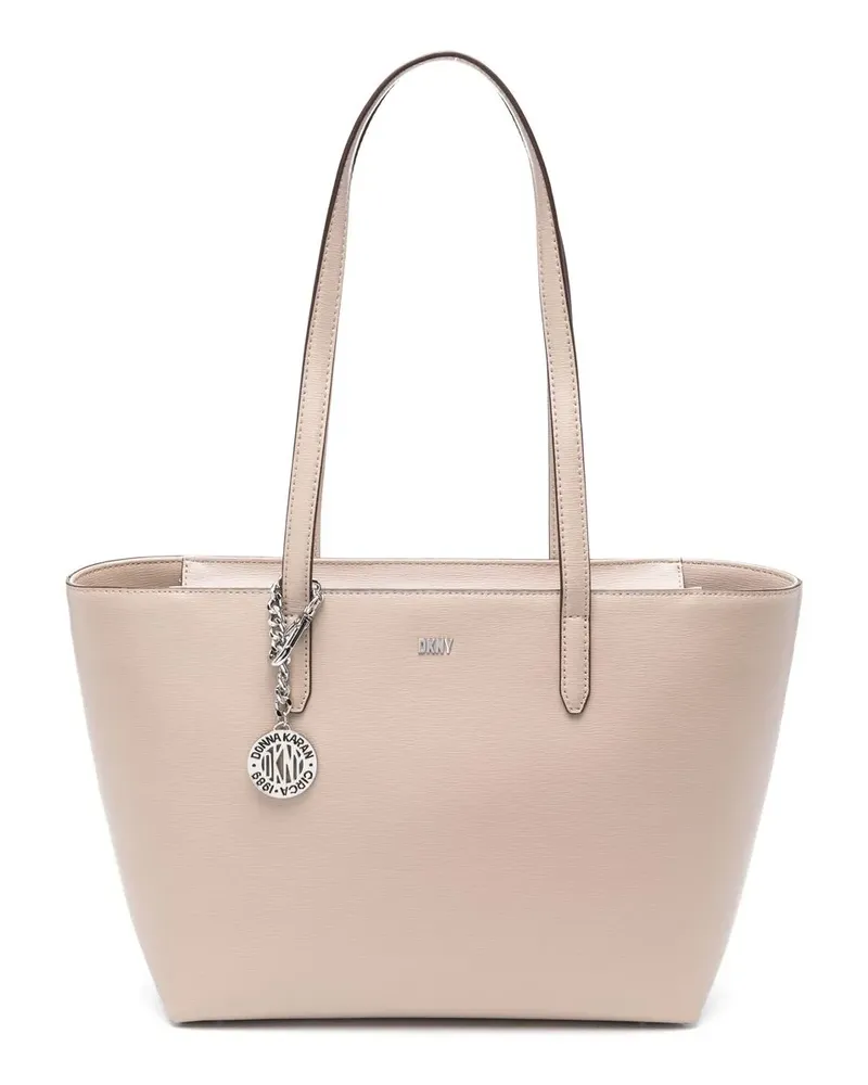 DKNY Handtasche mit Logo - Nude Nude