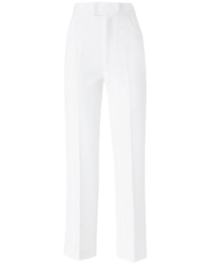 Missoni Hose mit Zickzackmuster - Weiß Weiß