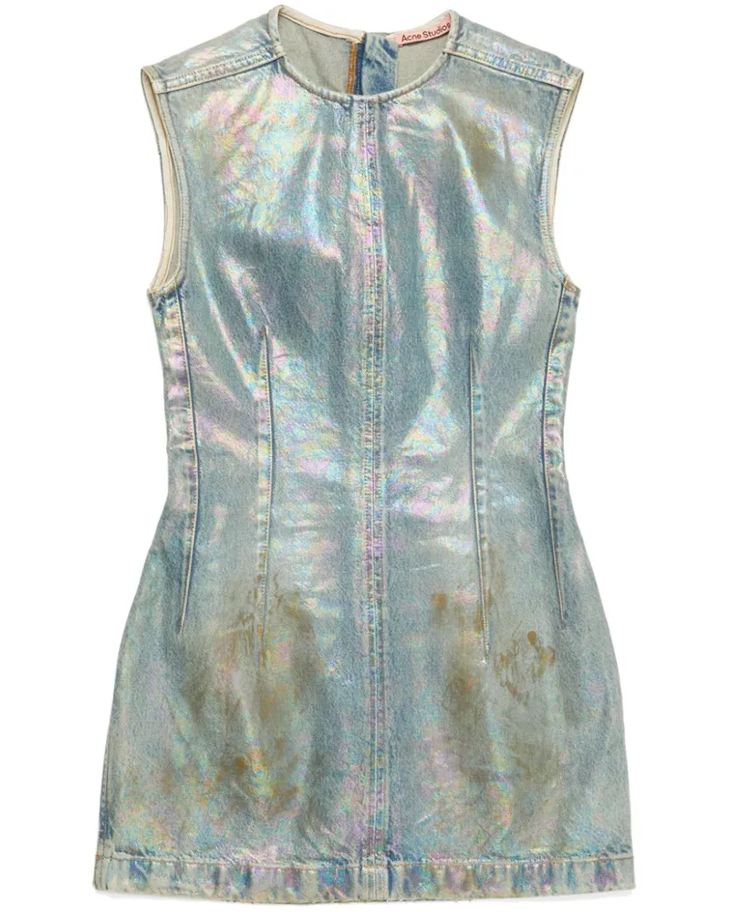 Acne Studios Beschichtetes Jeanskleid - Blau Blau