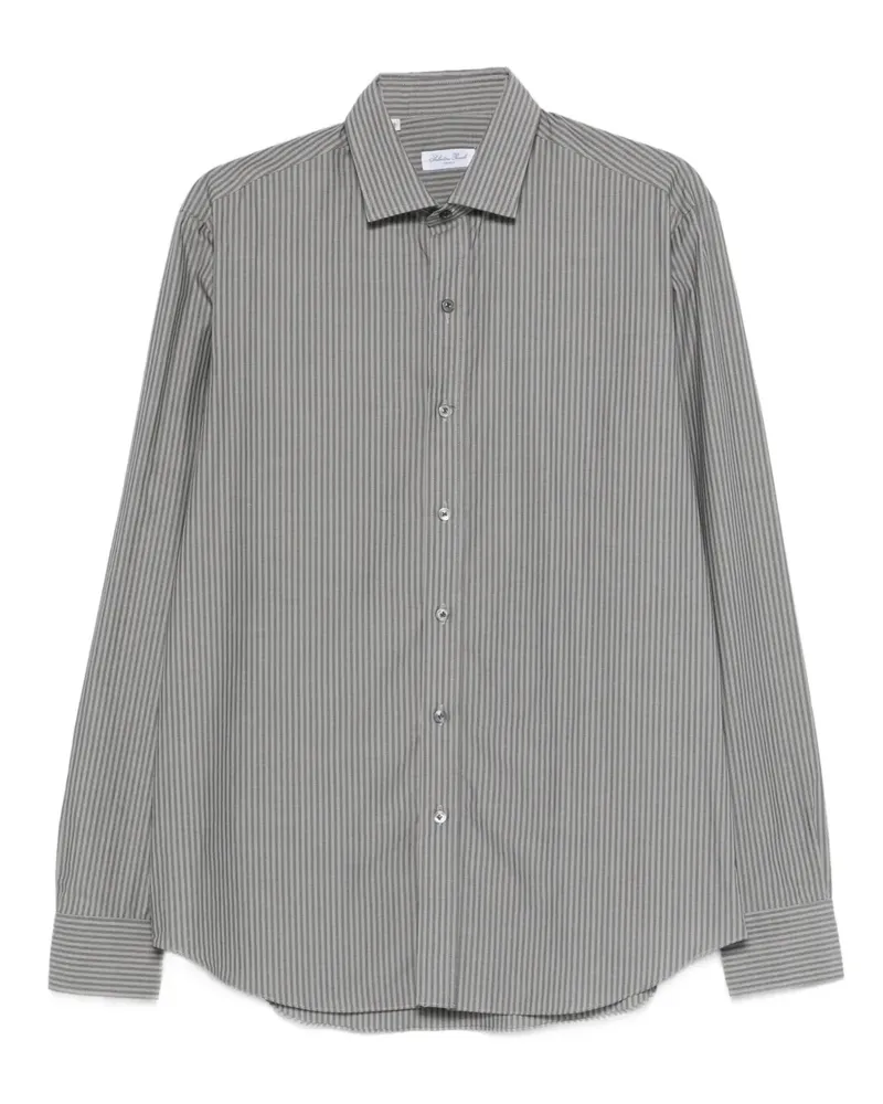 Salvatore Piccolo striped shirt - Grau Grau