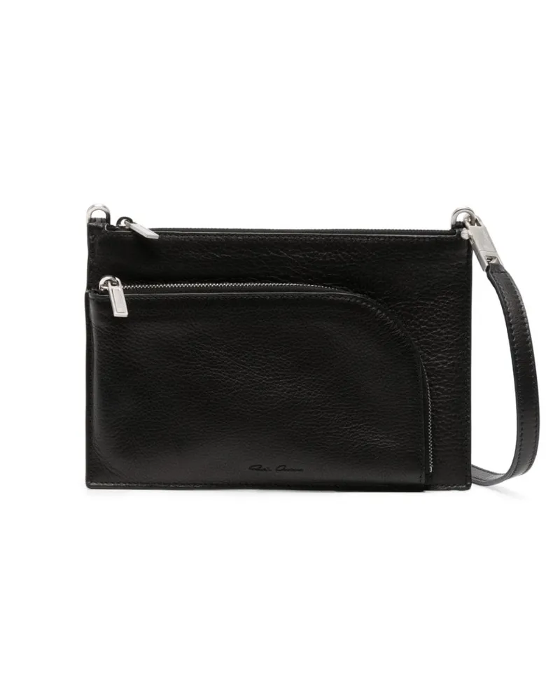 Rick Owens Clutch mit Logo-Prägung - Schwarz Schwarz