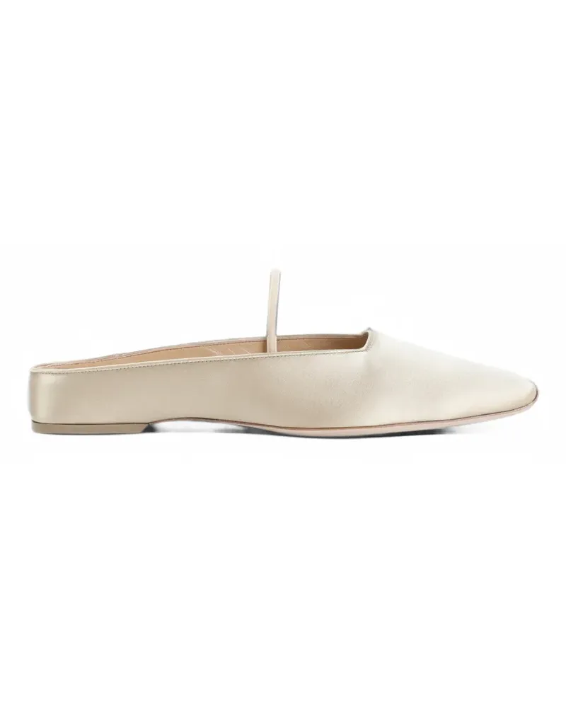 Calvin Klein Kate square-toe ballet flats - Nude Nude