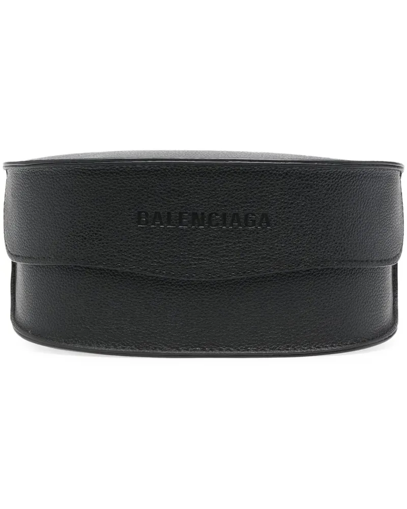 Balenciaga Sonnenbrillenetui aus Leder - Schwarz Schwarz