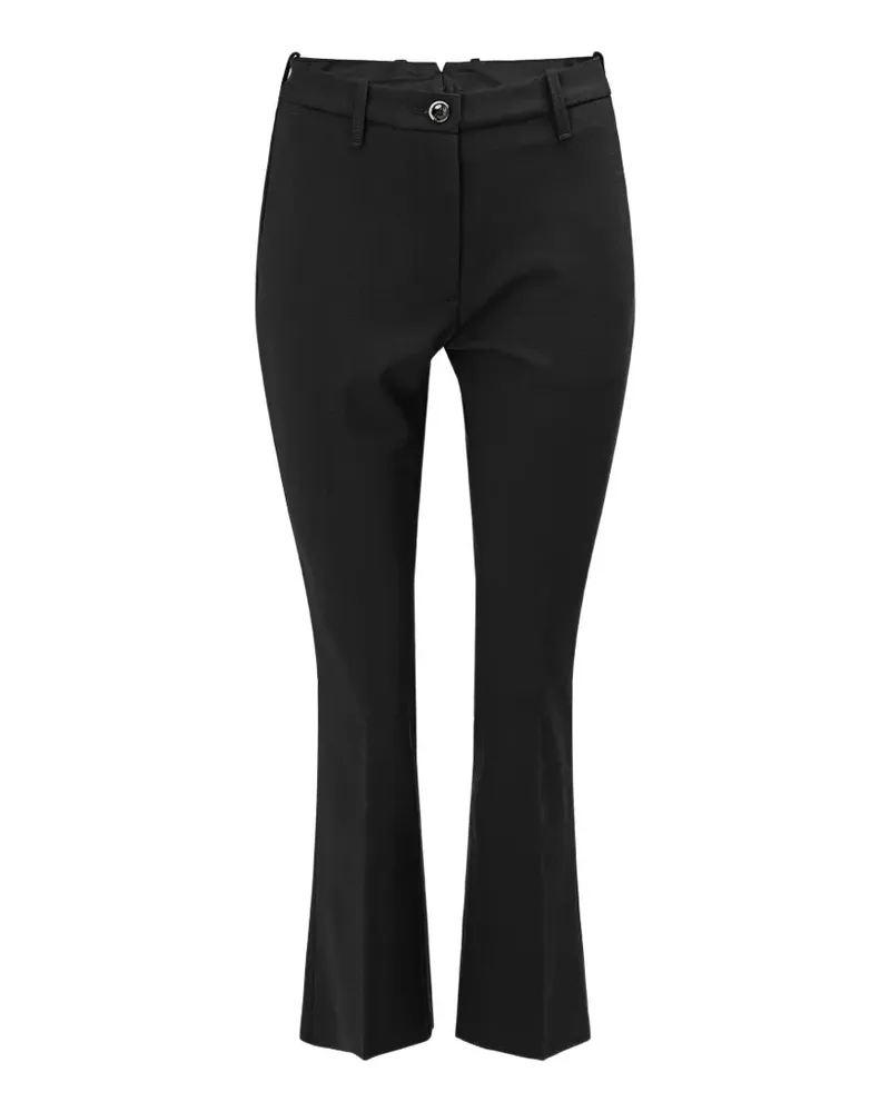 nine:inthe:morning Rome flared trousers - Schwarz Schwarz