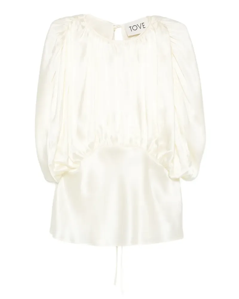 TOVE Geraffte Peta Bluse - Nude Nude