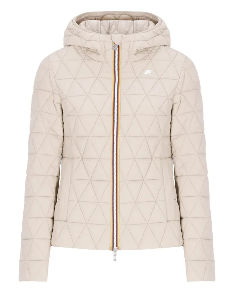 K-Way Gesteppte Lil Diamond Jacke - Nude Nude