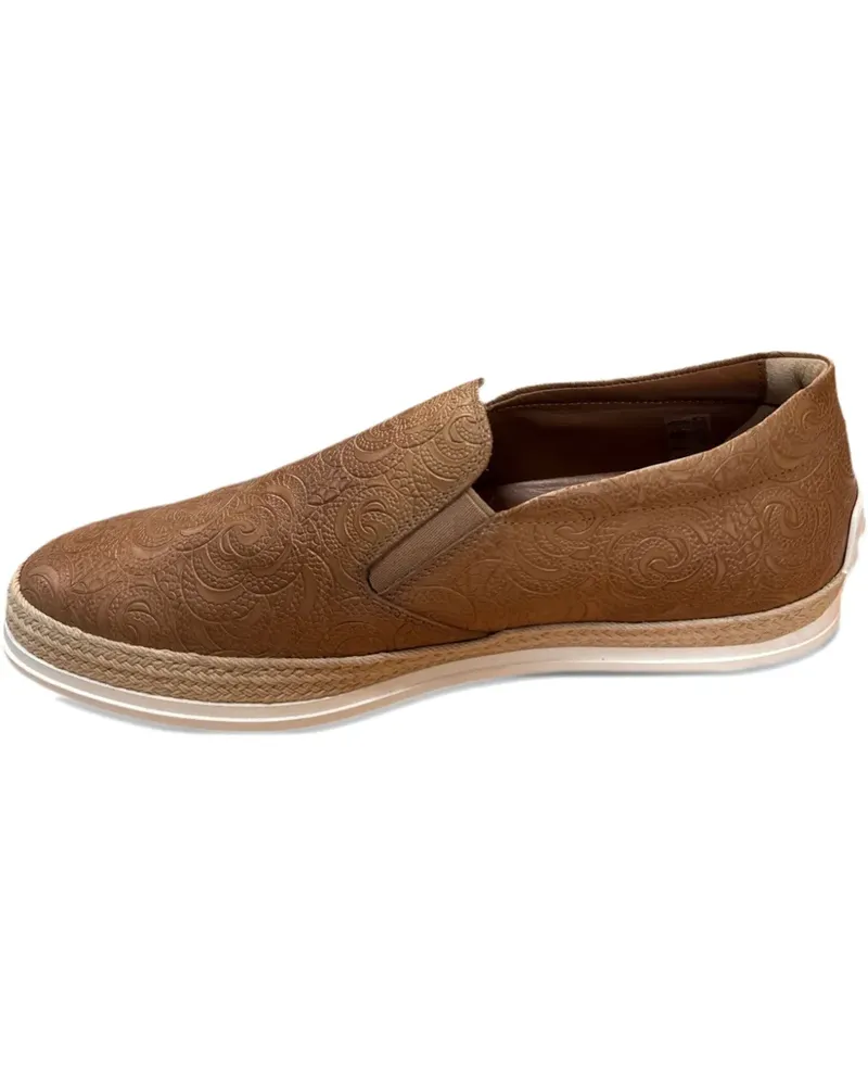 TOD'S Gemusterte Loafer - Braun Braun
