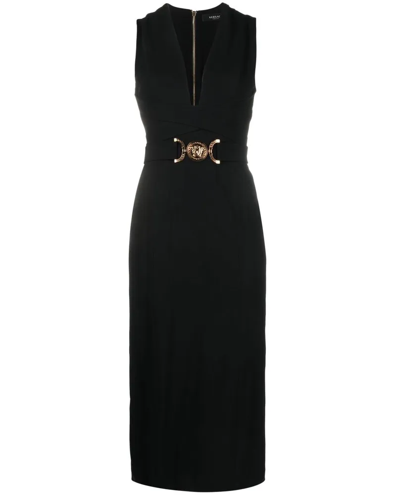 Versace Medusa '95 midi dress - Schwarz Schwarz