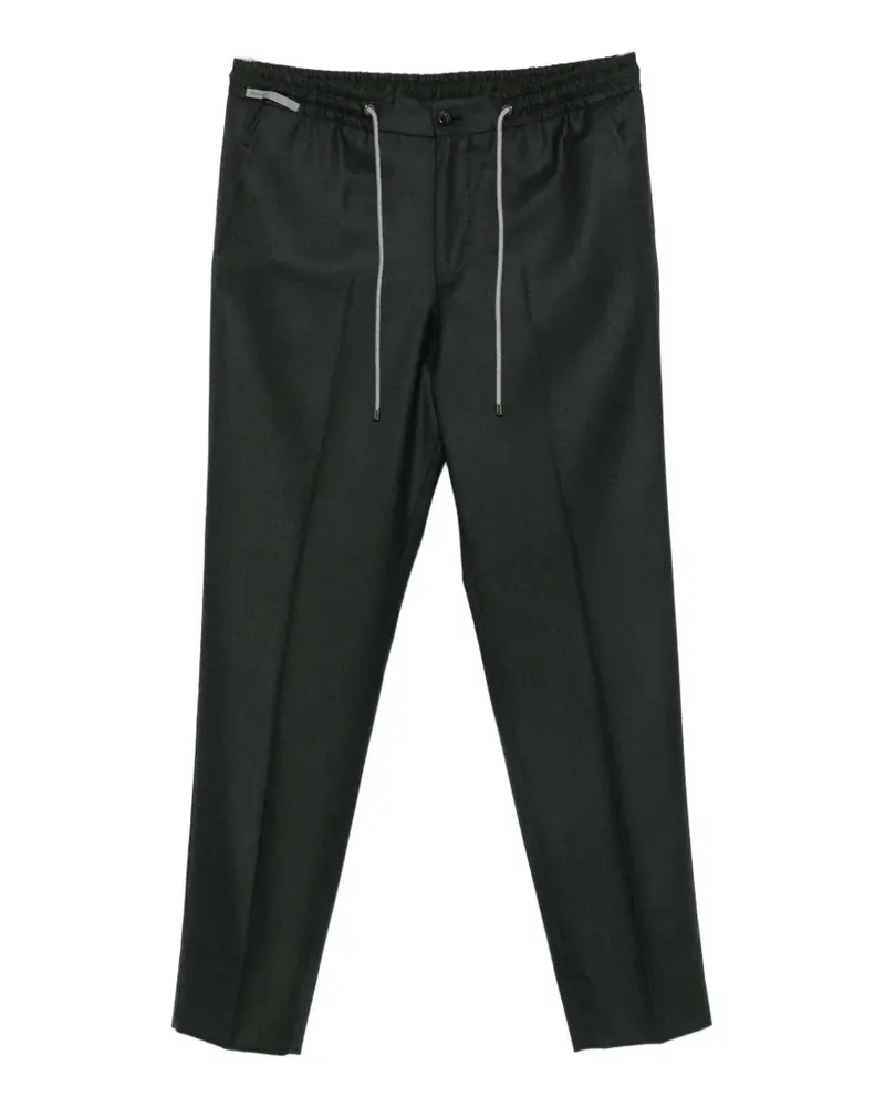 Corneliani Hose mit Kordelzug und elastischem Bund - Grün Grün