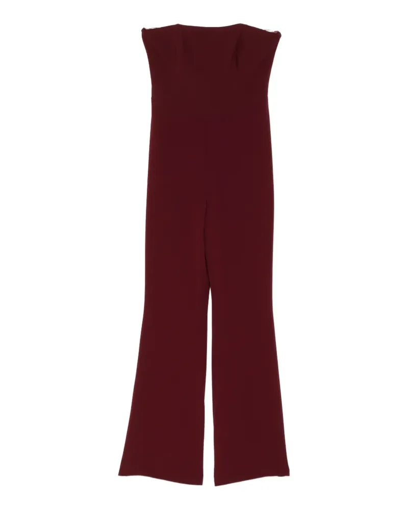 Isabel Sanchís Ausgestellter Jumpsuit - Rot Rot