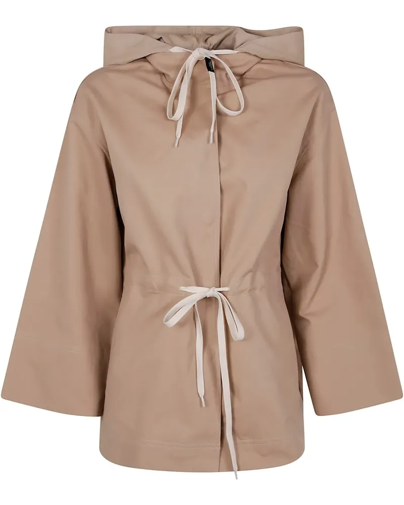 Twin-Set Klassische Kapuzenjacke - Nude Nude