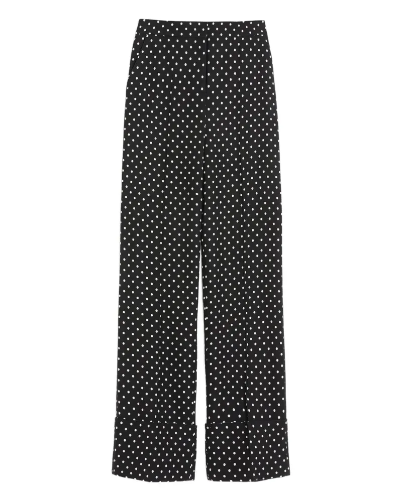 Valentino Garavani Supergran Hose mit Plusépois-Print - Schwarz Schwarz