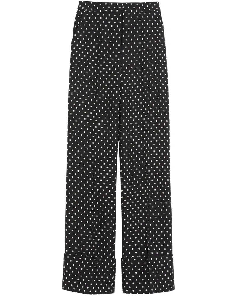 Valentino Garavani Supergran Hose mit Plusépois-Print - Schwarz Schwarz