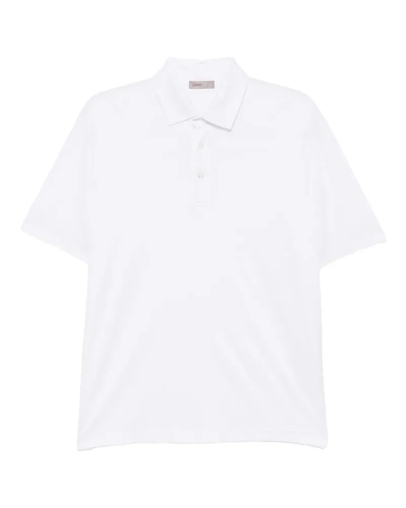 Herno Poloshirt im Layering-Look - Weiß Weiß