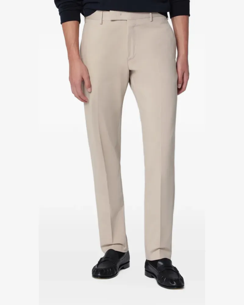PT TORINO pressed-crease tailored trousers - Nude Nude