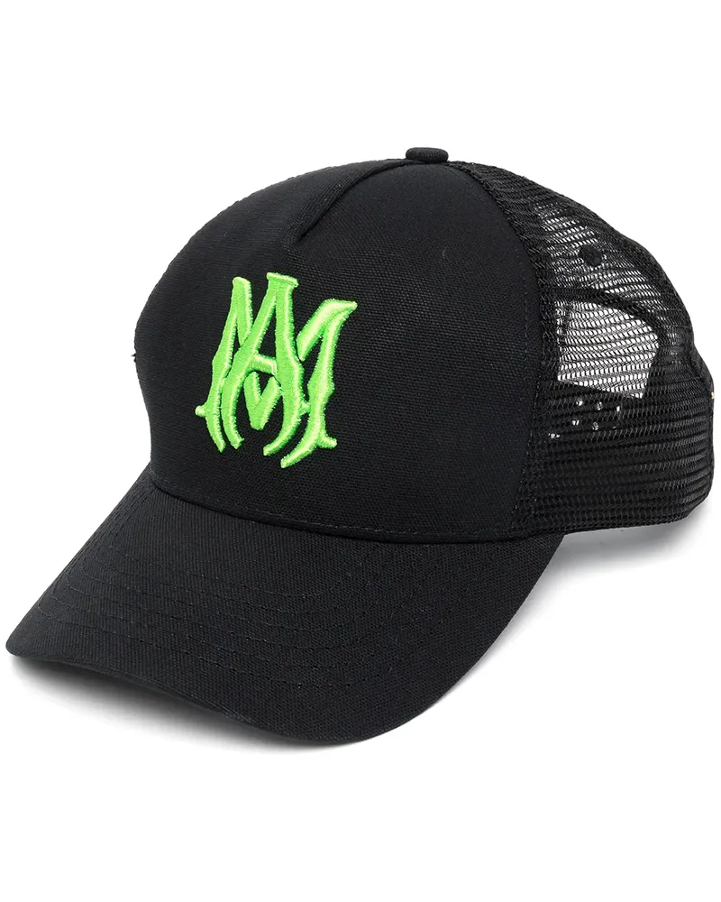 Amiri Baseballkappe mit Logo-Stickerei - Schwarz Schwarz