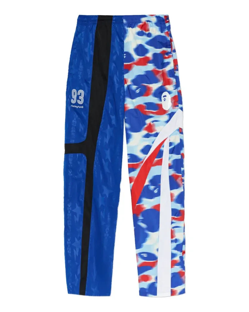 BAPE Hose mit Stern-Print - Blau Blau