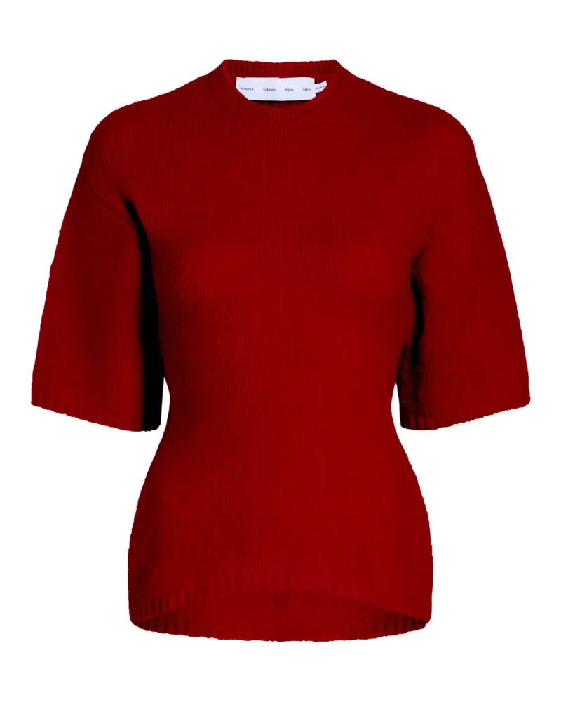Proenza Schouler Dana sweater in stripe-knit - Rot Rot