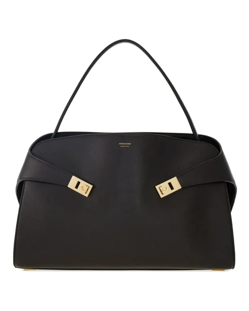 Ferragamo Hug L Schultertasche - Braun Braun