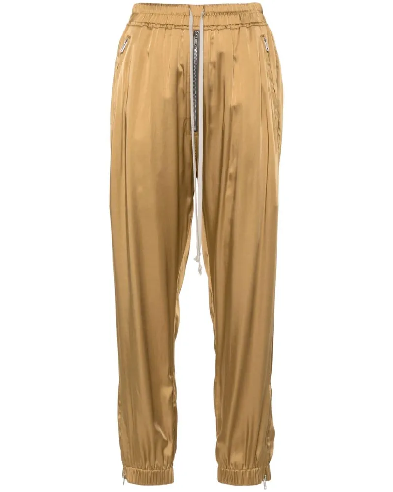 Rick Owens Jogginghose aus Charmeuse - Gelb Gelb