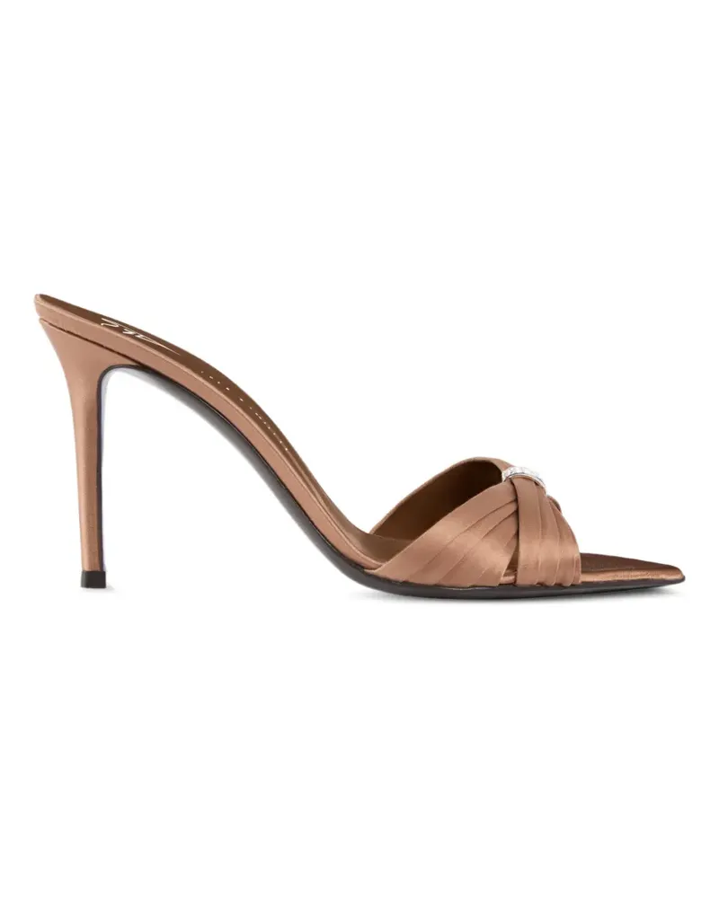 Giuseppe Zanotti Lumière mules 90 - Nude Nude