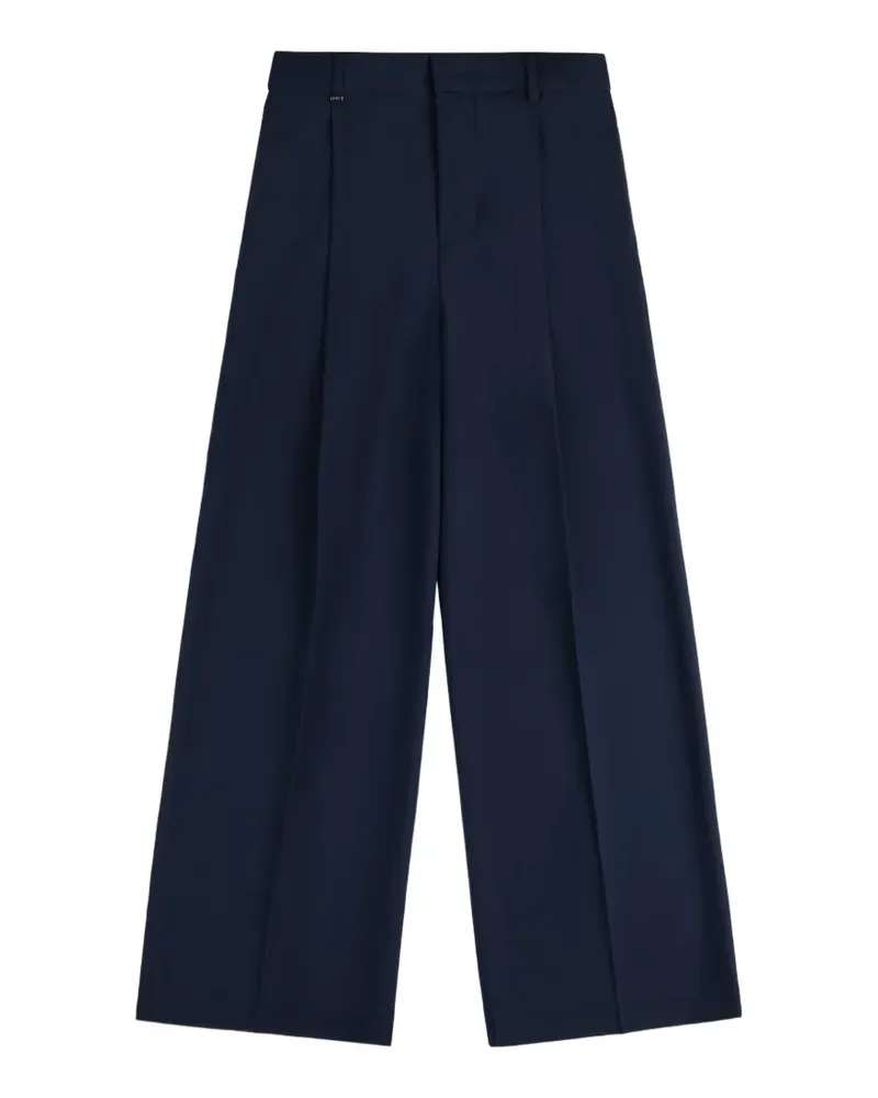 Fay pleated wide-leg trousers - Blau Blau