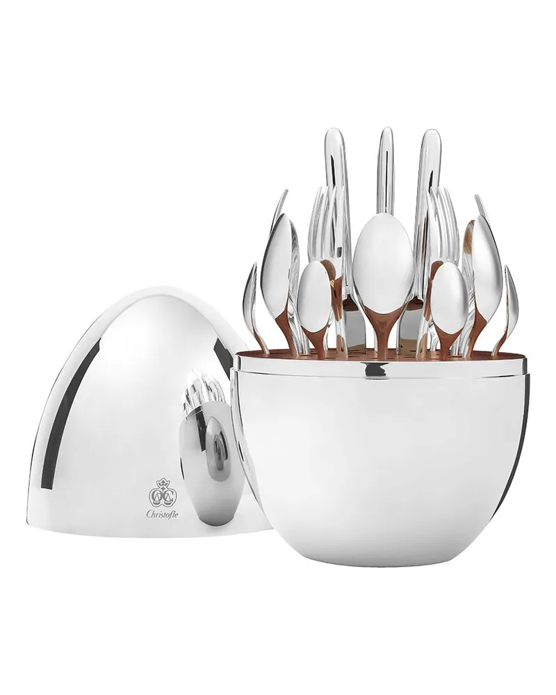 Christofle Mood Besteck-Set (6 Personen) - Silber Silber