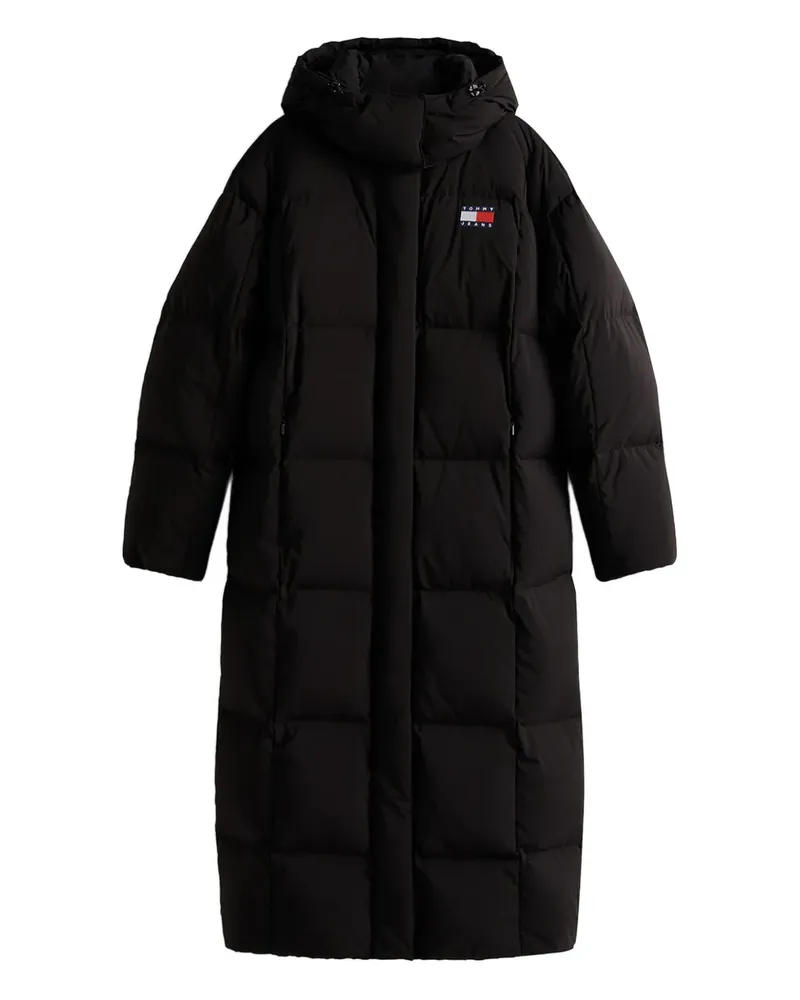 Tommy Hilfiger Gefütterter Kapuzenmantel - Schwarz Schwarz