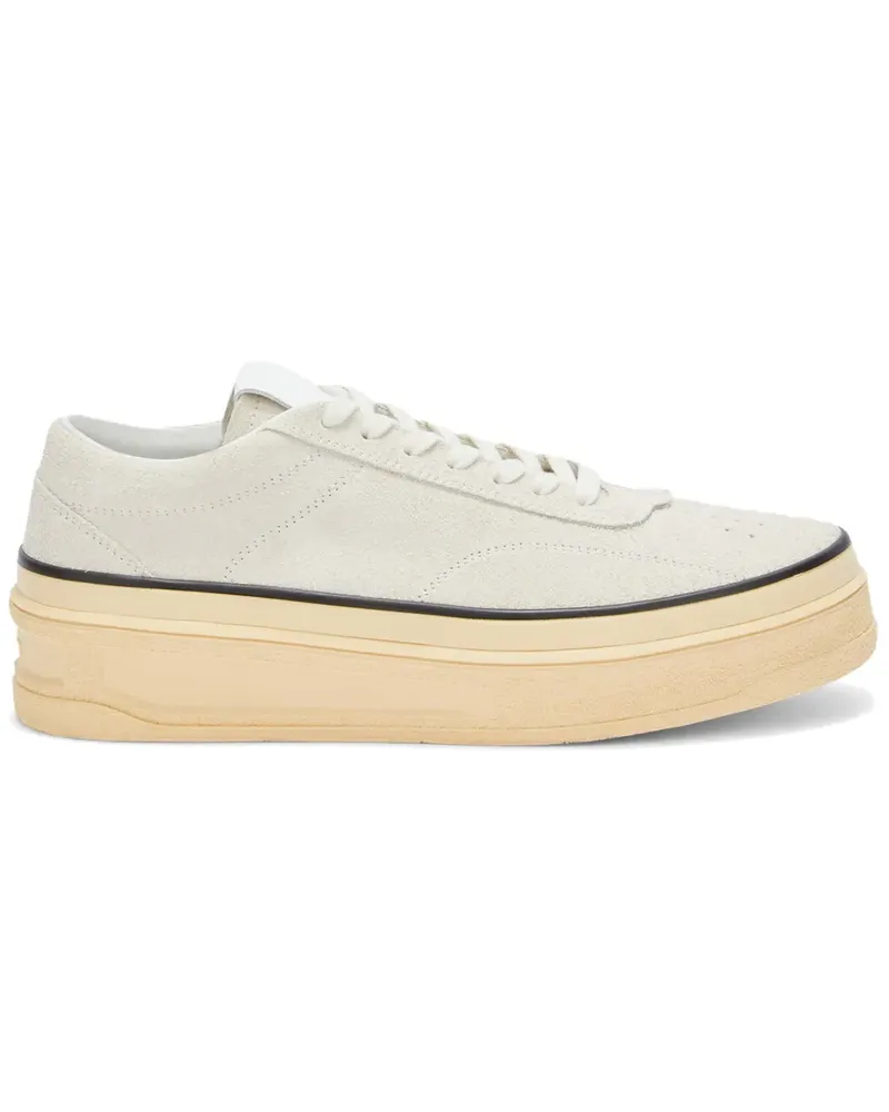 Jil Sander Klassische Sneakers - Weiß Weiß
