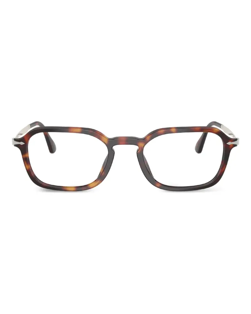 Persol geometric frames glasses - Braun Braun