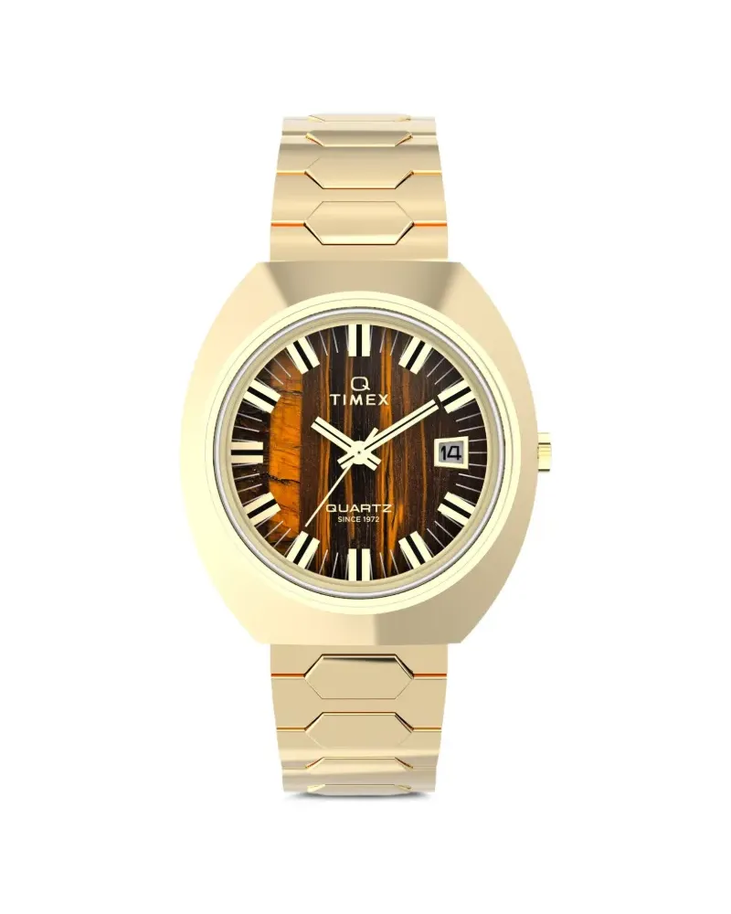 Timex Q 1972 Time Machine Reissue 39mm - Braun Braun