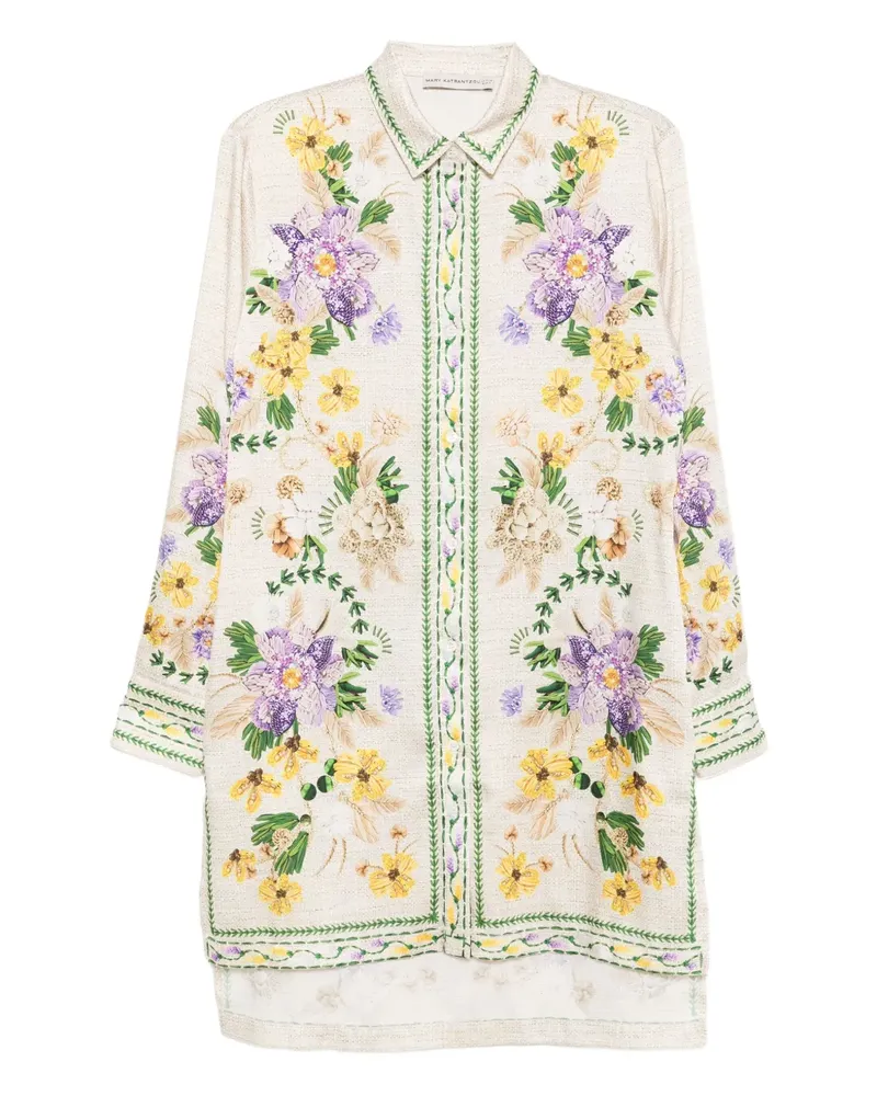 Mary Katrantzou Verona Hemd - Nude Nude