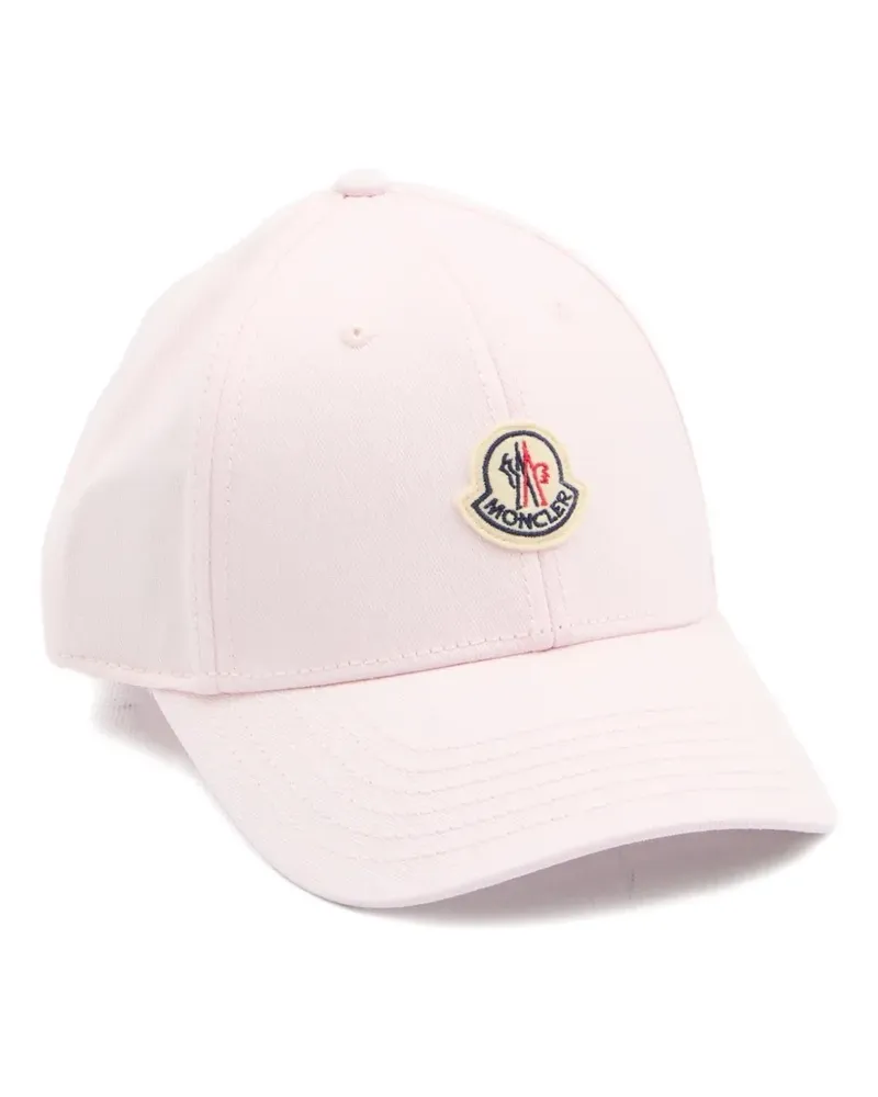 Moncler logo-patch baseball cap hat - Rosa Rosa