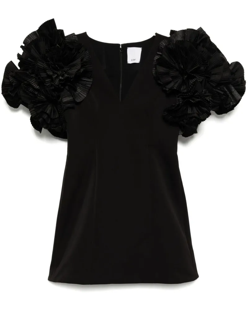 Acler Kingsford Kleid - Schwarz Schwarz
