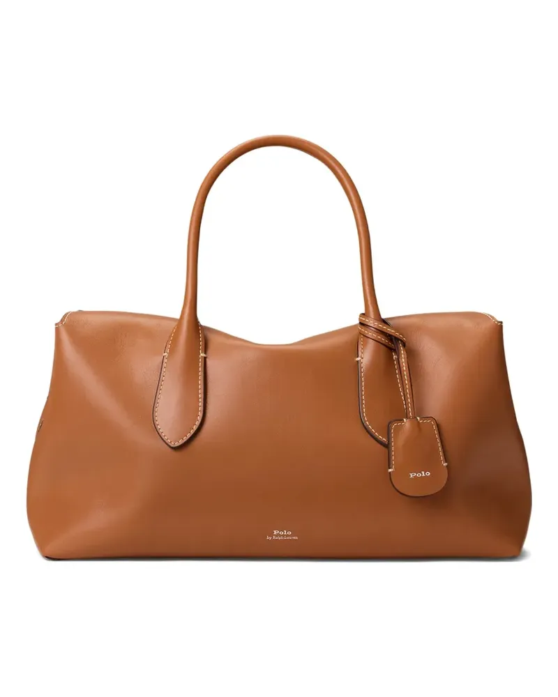 Ralph Lauren Handtasche mit Logo-Print - Braun Braun