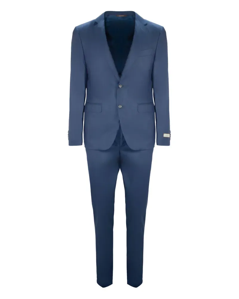 Canali Einreihiger Anzug - Blau Blau