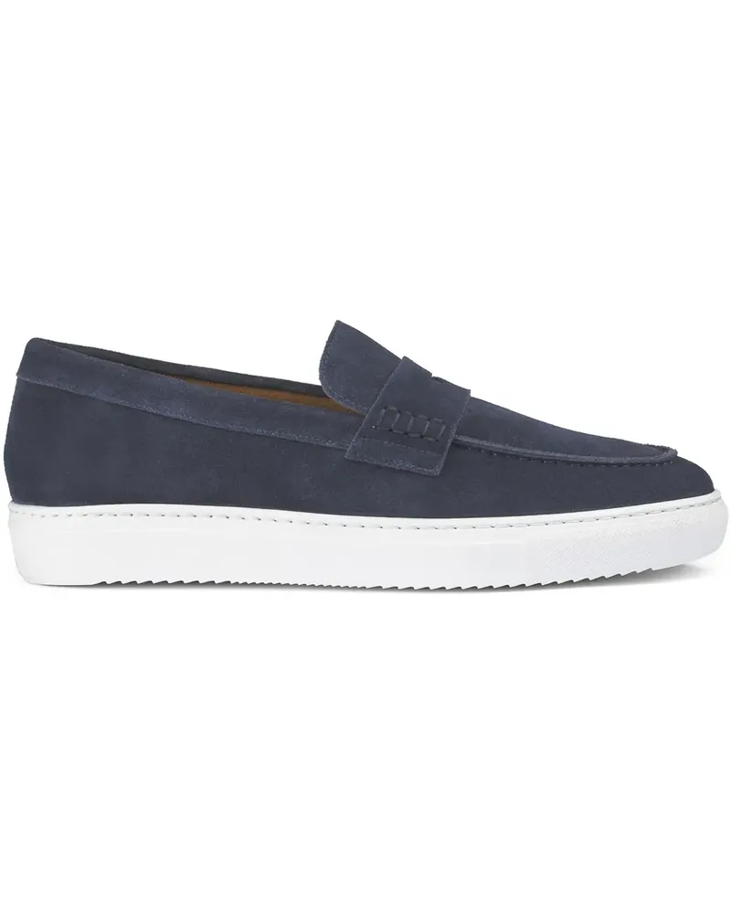 Doucal´s Loafer aus Wildleder - Blau Blau