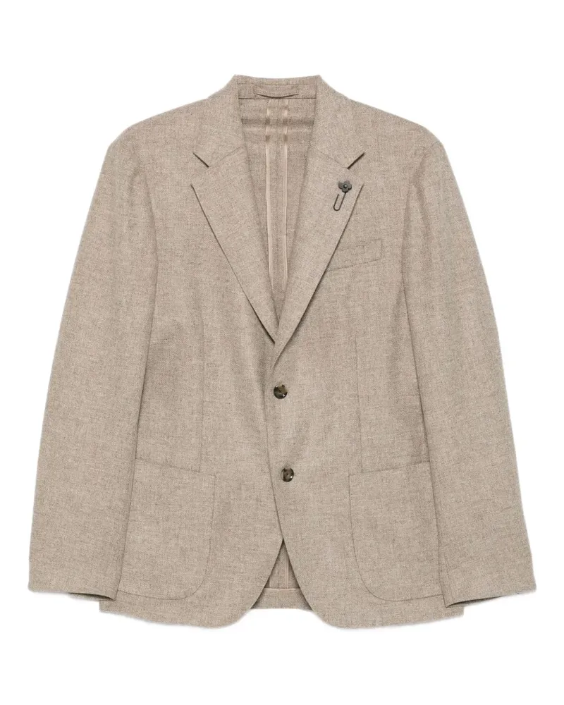 LARDINI Jacke mit aufgesetzten Taschen - Nude Nude