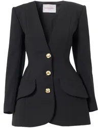 Carolina Herrera New York Jacke mit breiten Schultern Schwarz