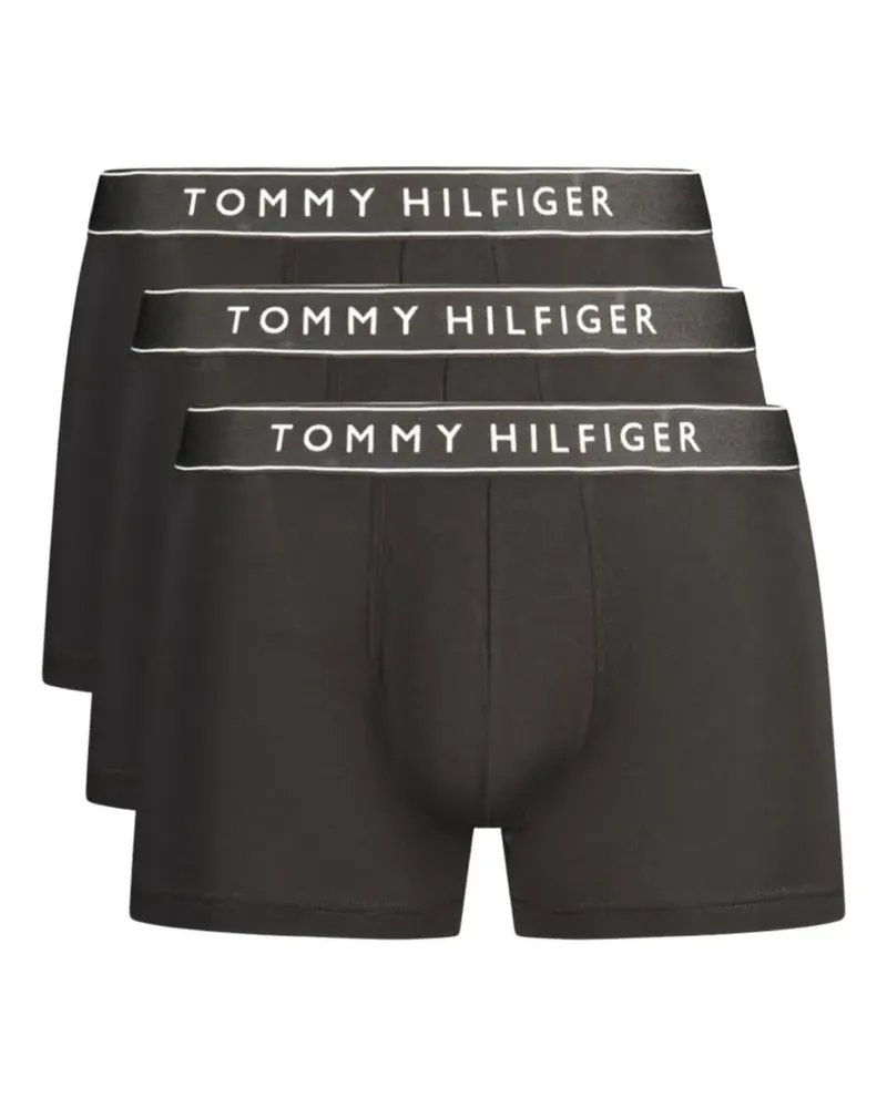 Tommy Hilfiger Boxershorts mit Logo-Bund (3er-Set) - Schwarz Schwarz