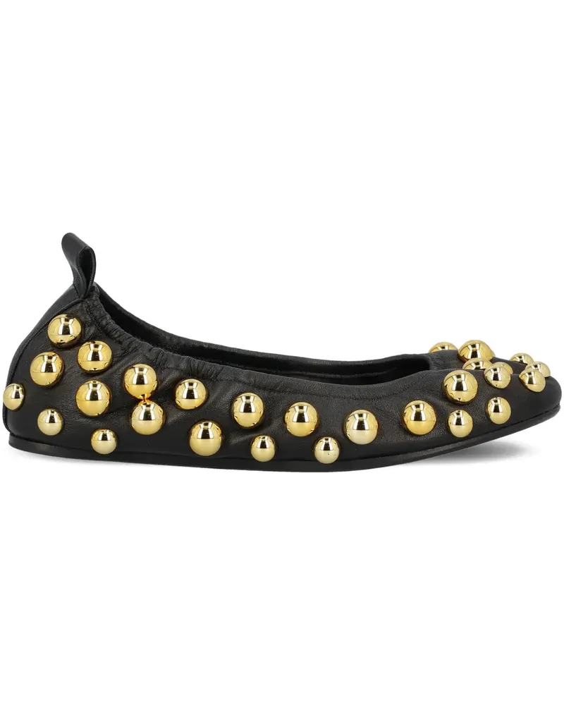 Isabel Marant Ballerinas mit Nieten - Schwarz Schwarz