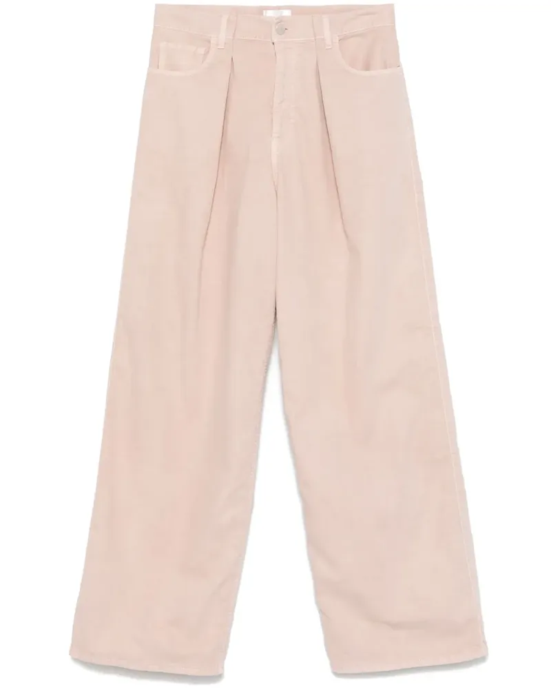 Haikure Jeans mit weitem Bein - Rosa Rosa