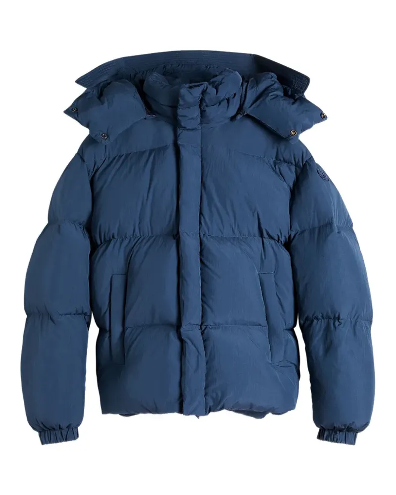 Diesel quilted down jacket in ViralOff® Taslan - Blau Blau