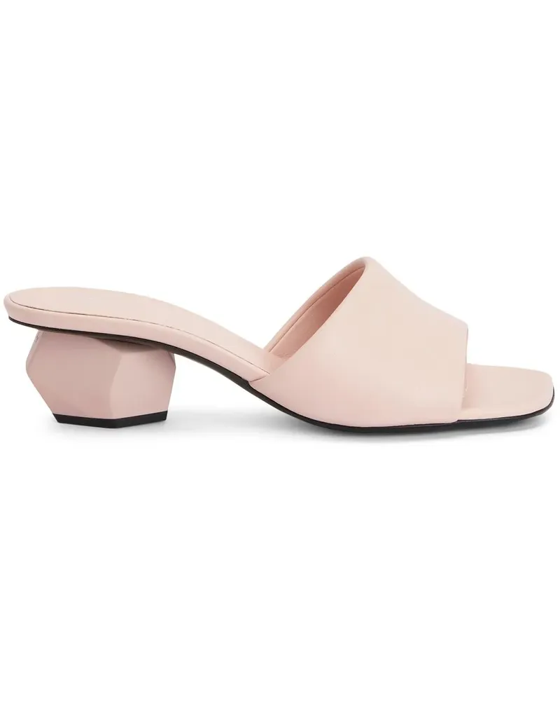 Giuseppe Zanotti Rozalie Mules 45mm - Rosa Rosa