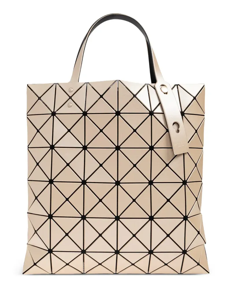 Issey Miyake Lucent Shopper mit geometrischem Muster - Nude Nude