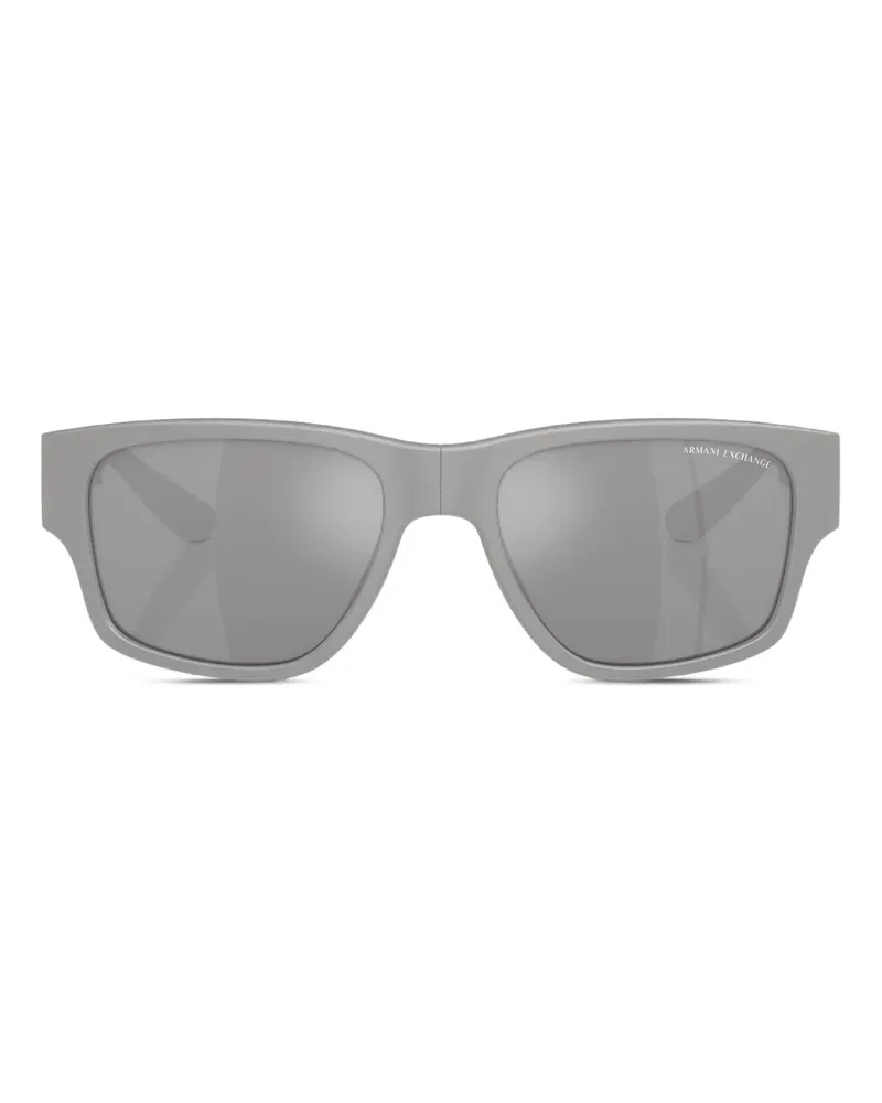 Armani Exchange Eckige AX4141S Sonnenbrille - Grau Grau