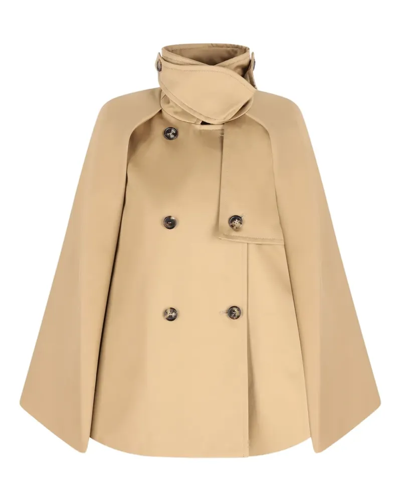 Loewe Cape-Jacke mit Stehkragen - Nude Nude