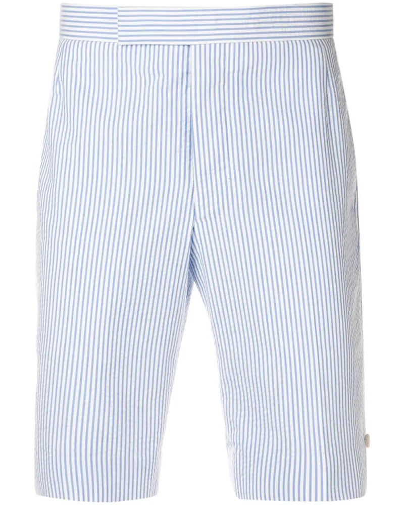 Thom Browne Gestreifte Shorts - Blau Blau