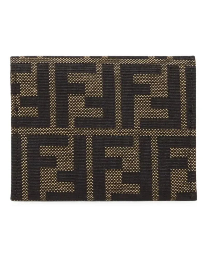 Fendi FF Jacquard-Kartenetui - Braun Braun