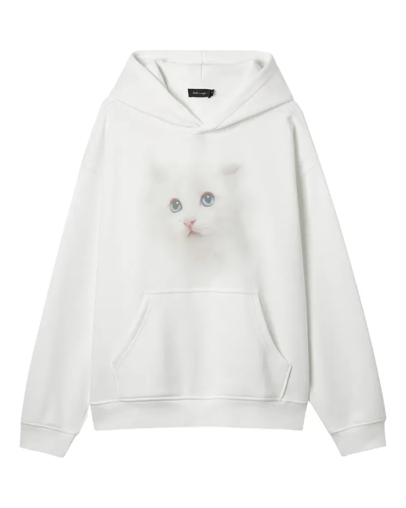 Tout a Coup kangaroo-pocket hoodie - Weiß Weiß